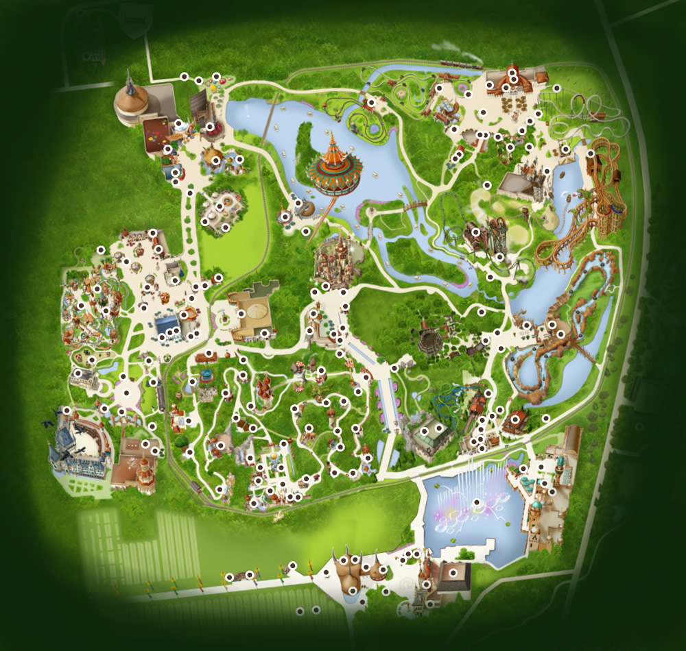 Plan du Parc Efteling