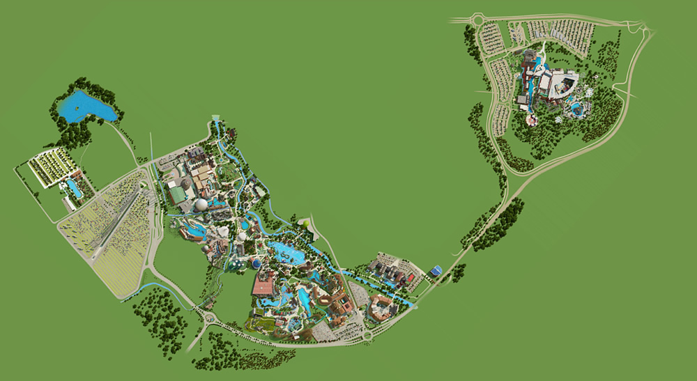 Plan du resort