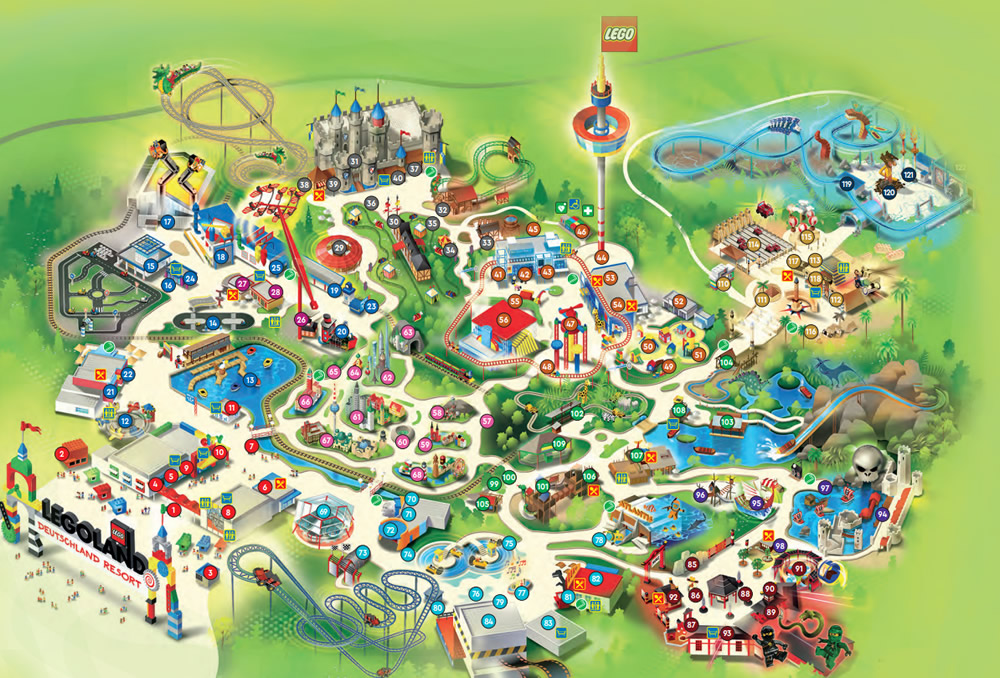 Plan de Legoland Deutschland