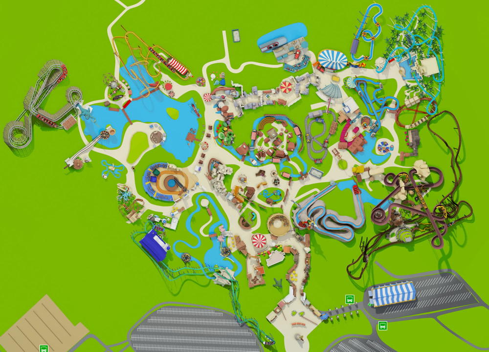 Plan du Parc Astérix