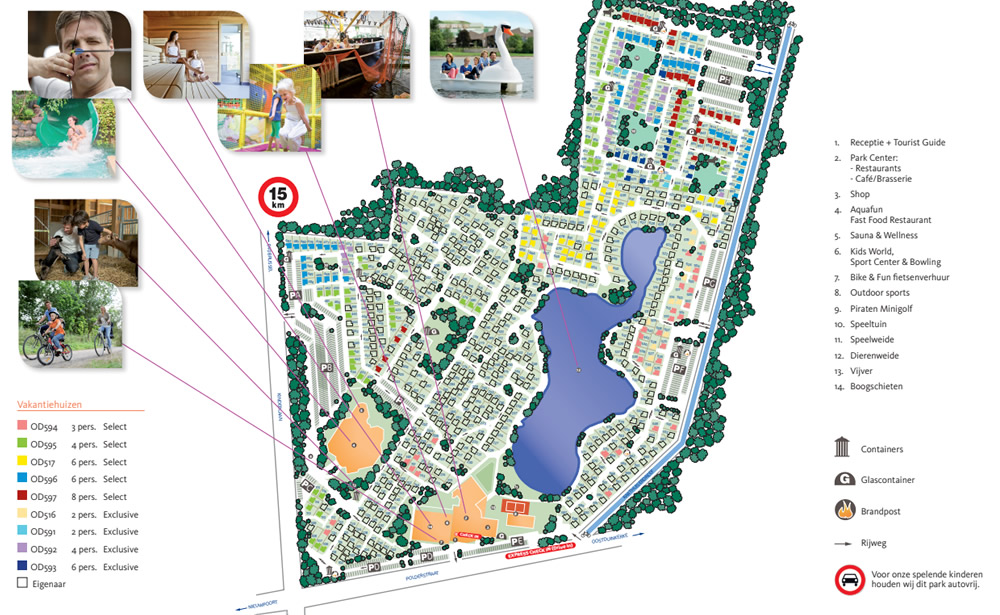 Plan de Sunparks Oostduinkerke