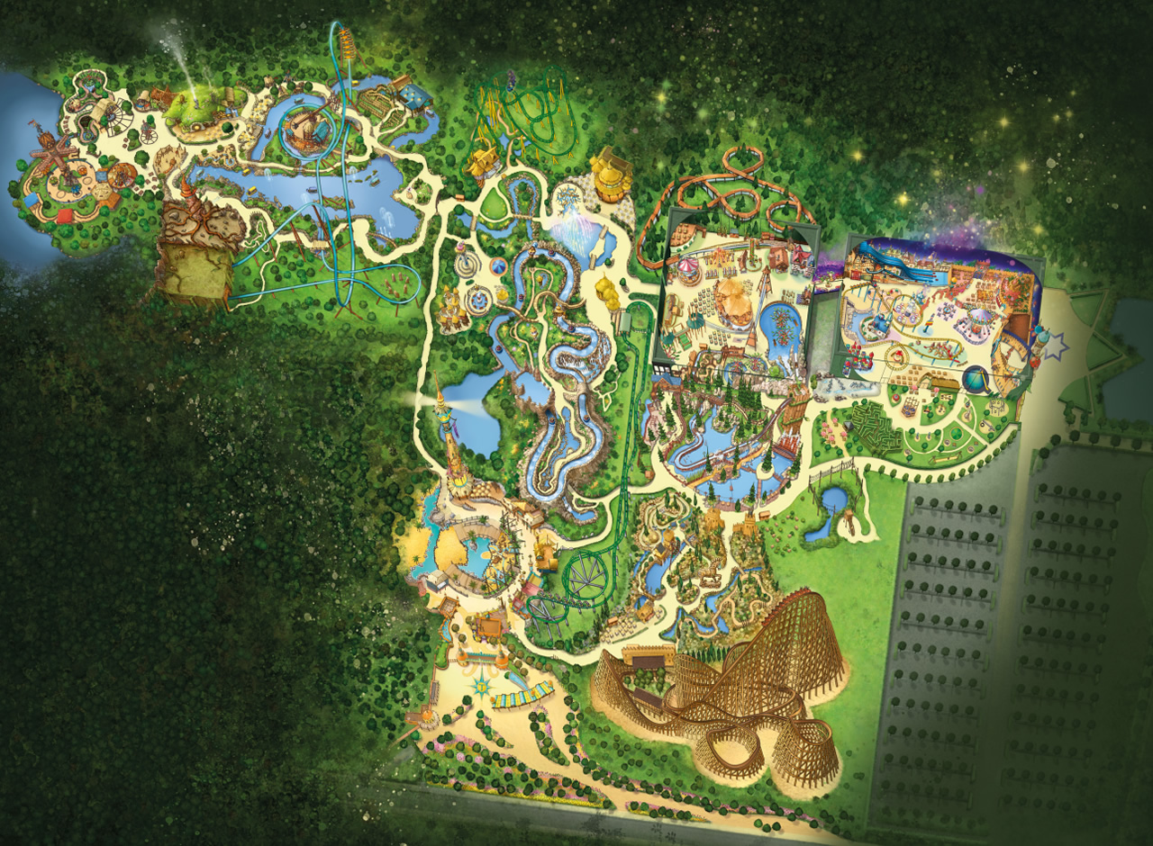 Plan Du Parc • Toverland Wouik