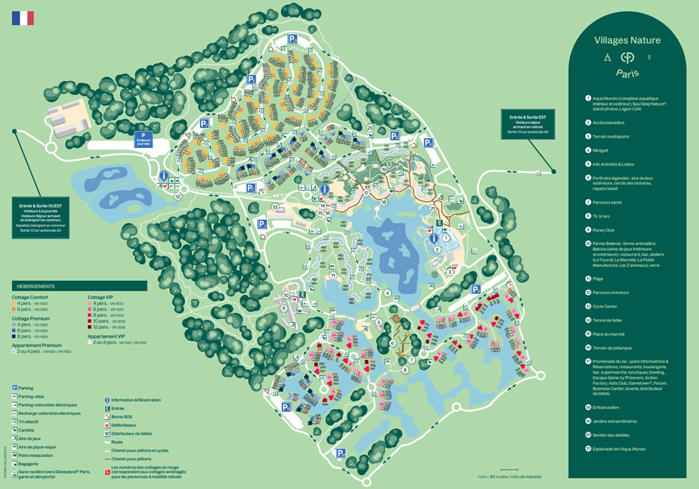 Plan des Villages Nature