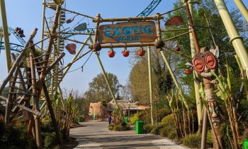 La zone Exotic World propose dépaysement et aventure aux visiteurs.